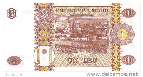 MOLDAVIE  1 Leu  Daté De 2005   Pick 8        ***** BILLET  NEUF ***** - Moldova