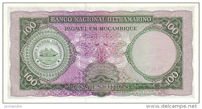 MOZAMBIQUE    100 Escudos   Daté Du 27-03-1961     Pick 117 A        ***** BILLET  NEUF  ***** - Moçambique