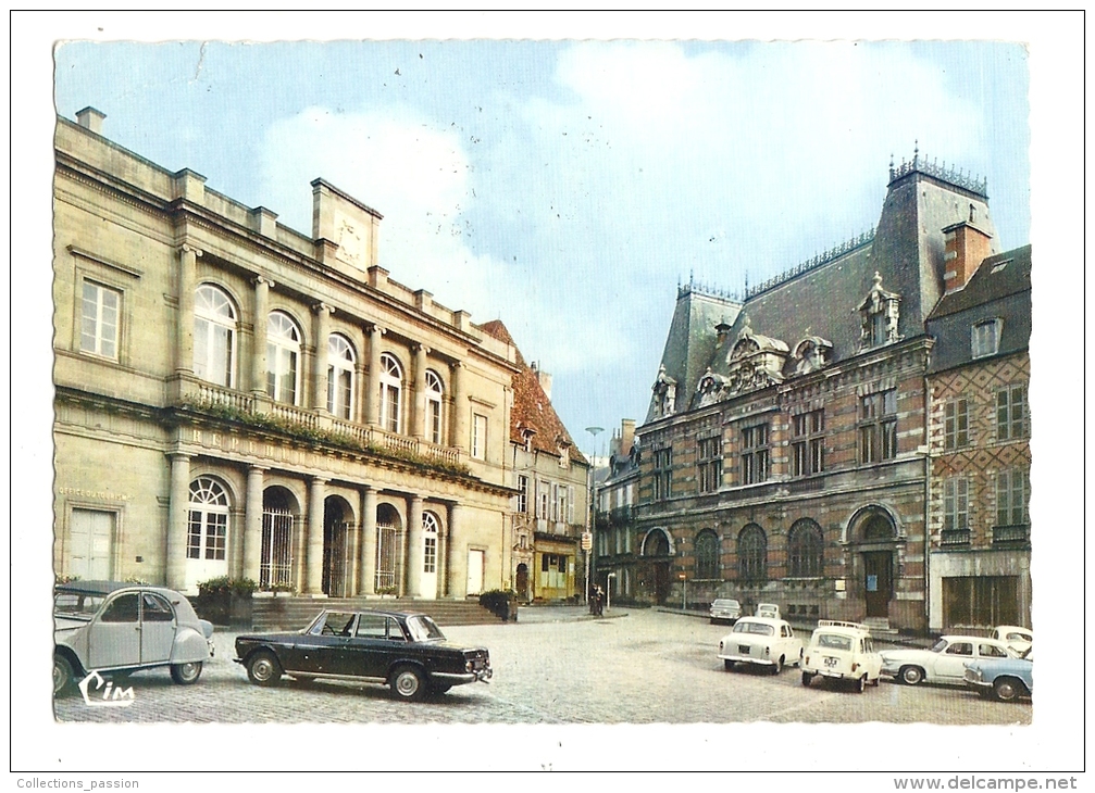 Cp, 03, Moulins, L'Hôtel De Ville, Voyagée 1969 - Moulins