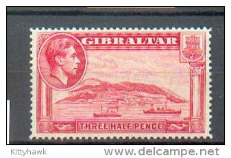 B 97 - GIB - YT 115 * Dent 14  - Charnière Complète - Gibraltar