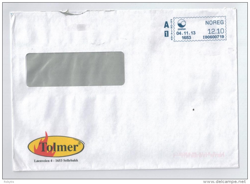 Norway Meter Franking 04.11.2013 - Lettres & Documents