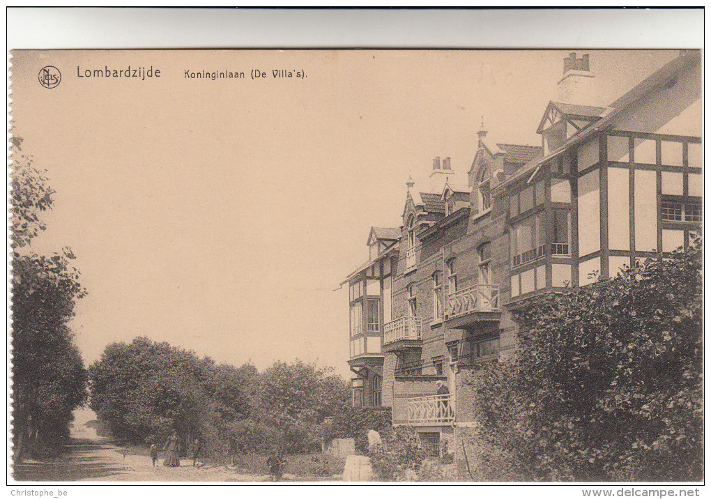 Lombardsijde, Lombardzijde Dorp, Koninginlaan De Villa's (pk13590) - Westende