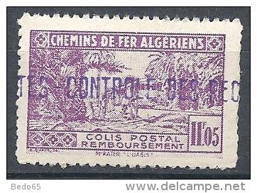 ALGERIE COLIS POST  YVERT  N ° 93 / MAURY N° 108  NEUF**  LUXE - Colis Postaux