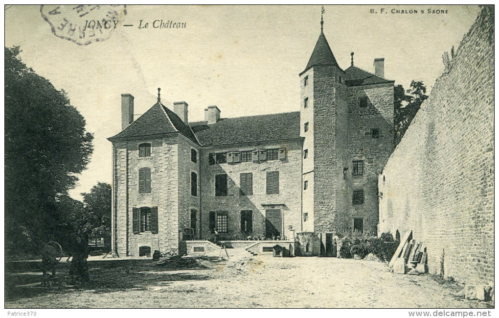 JONCY - Le Château Semble écrit Par Sa Proriétaire Ou Amie Précise De Lorvalette Des Mme De  Pour Château Bèche à Bert - Autres & Non Classés