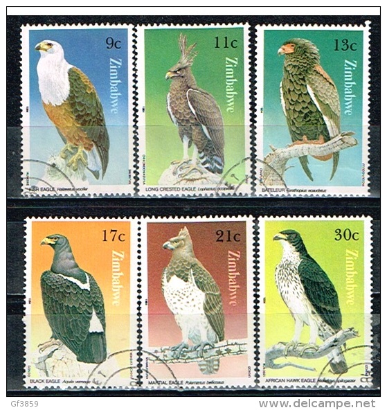 ZIMBABWE /Oblitérés/Used/1984 - Aigles - Zimbabwe (1980-...)