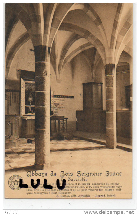 Belgique : Abbaye De Bois Seigneur Lsaac , Le Sacristie - Braine-l'Alleud