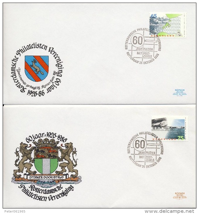 12 Bijzondere Enveloppen Van De RPhV (CW = € 49,92) - Lettres & Documents