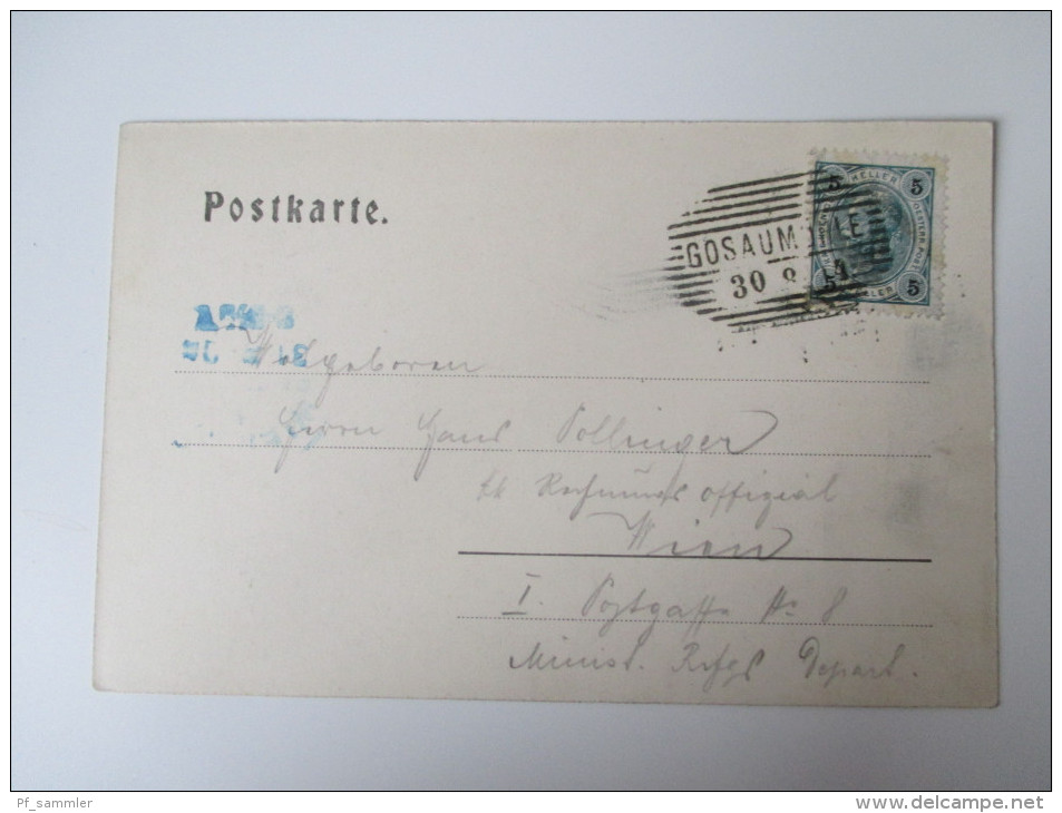 AK / Bildpostkarte 1904 Hallstadt Am See. Partie Verlag Stengel & Co, Dresden U. Berlin 2597 - Hallstatt