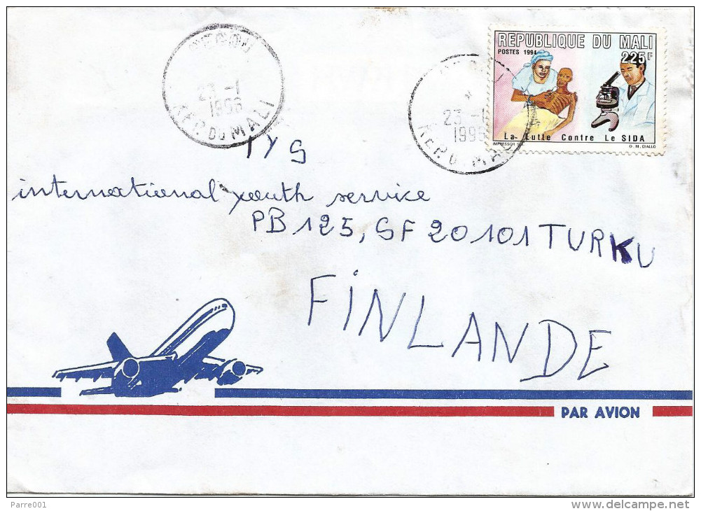 Mali 1995 Segou AIDS SIDA Health Research Cover - Mali (1959-...)