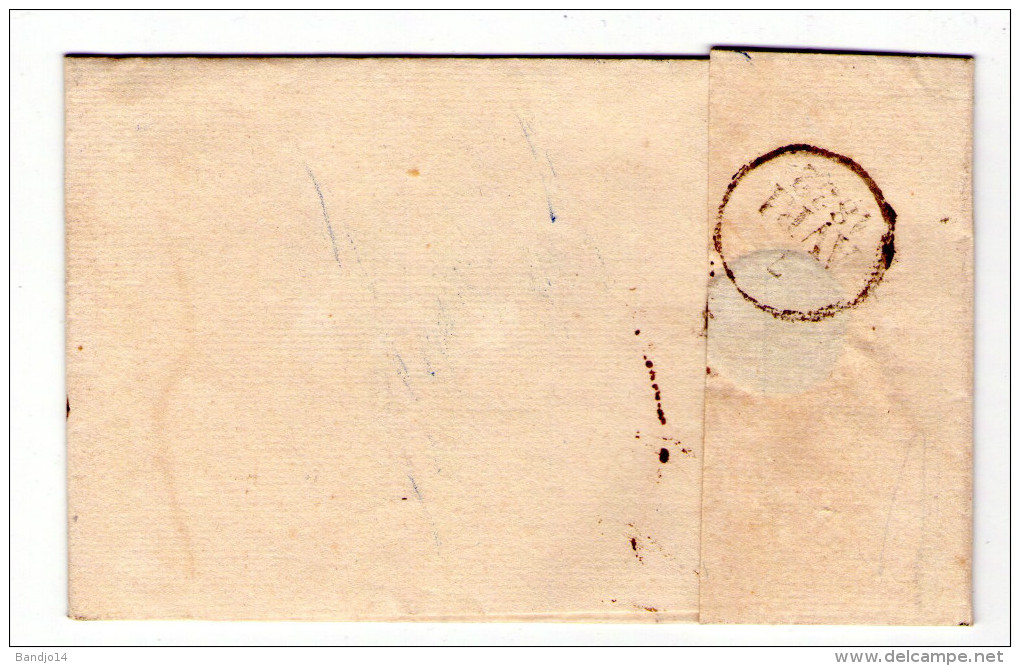 LAC De Carvin Pour Rouen- 1832- Cachet 1/2 Fleuron  " 61 CARVIN " 3 Scan - 1801-1848: Precursores XIX