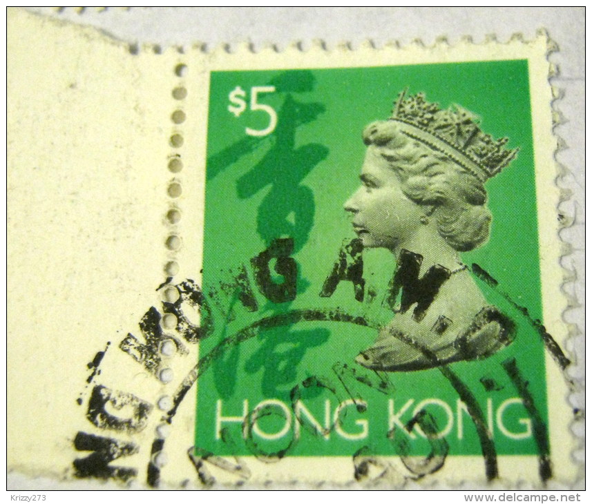 Hong Kong 1992 Queen Elizabeth II $5 - Used - Gebruikt