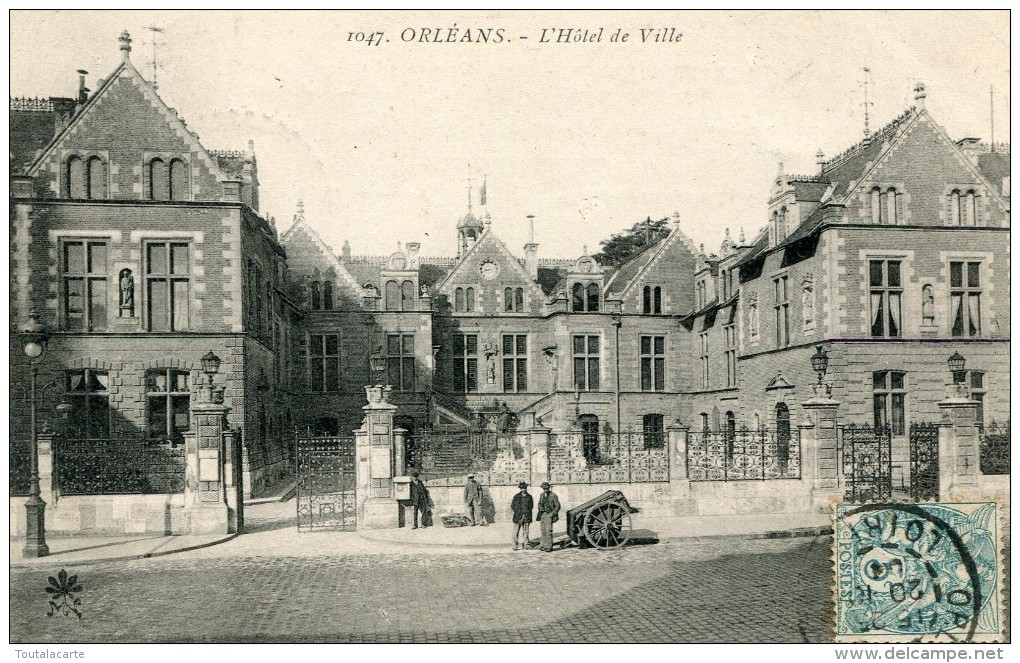 CPA 45 ORLEANS L HOTEL DE VILLE 1904 - Orleans