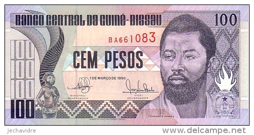 GUINEE BISSAU  100 Pesos Daté Du 1er Mars 1990   Pick 11     *****  BILLET  NEUF ***** - Guinea-Bissau