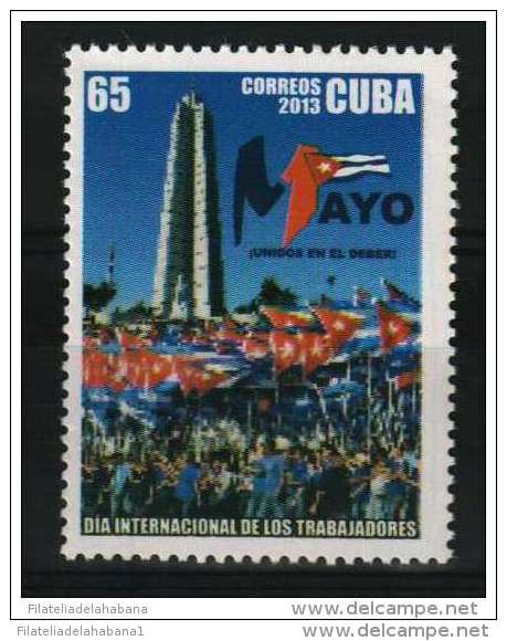 2013.5  CUBA 2013 MNH 1 DE MAYO. DIA DEL TRABAJADOR. LABOR DAY - Ongebruikt