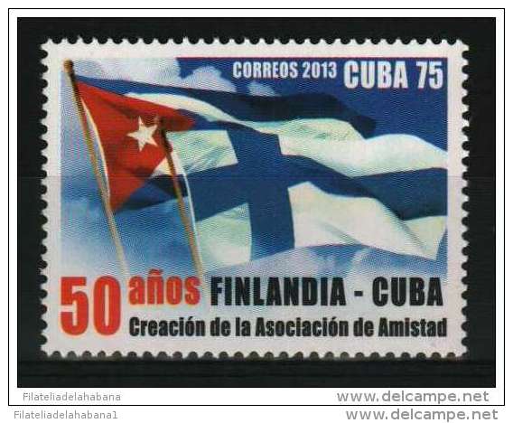 2013.9 CUBA 2013 FDC  50 ANIV CREACION DE LA ASOCIACION DE AMISTAD. FINLANDIA-CUBA. FINLAND - Ongebruikt