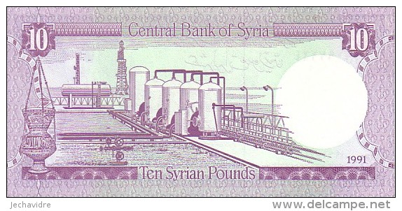 SYRIE   10 Syrian Pounds   Daté De 1991   Pick 101 E      *****  BILLET  NEUF ***** - Syrie