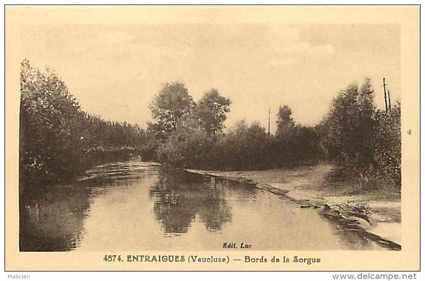 Vaucluse - A205   - Entraigues -le Bord De La Sorgue  -carte Bon état - - Entraigue Sur Sorgue