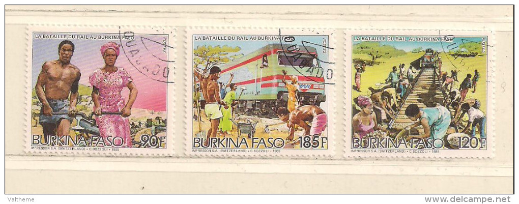 BURKINA FASO   ( AFBUR - 2 )    1986  N° YVERT ET TELLIER     N° 690/692 - Burkina Faso (1984-...)