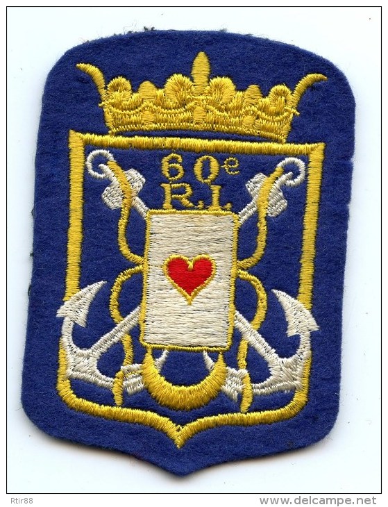 Ecusson Ancien 60° Régiment D'infanterie1950-60 - Army