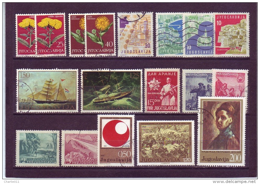 YUGOSLAVIA-LOT 11 - Collections, Lots & Series