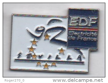 EDF , Sévilla 92 , Exposition Universelle Séville - EDF GDF