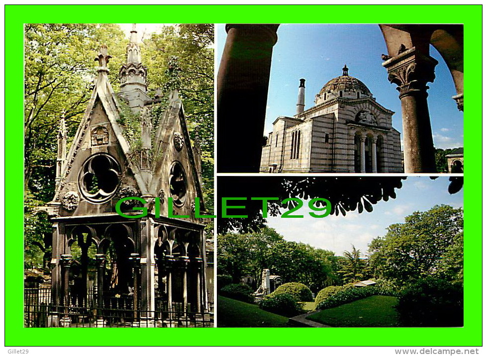 PARIS (75) - CIMETIÈRE DU PÈRE LACHAISE - 3 MULTIVUES - HÉLOISE &amp; ABÉLARD, COLUMBARIUM, JARDIN - ÉDITIONS VERMET - - Arrondissement: 20