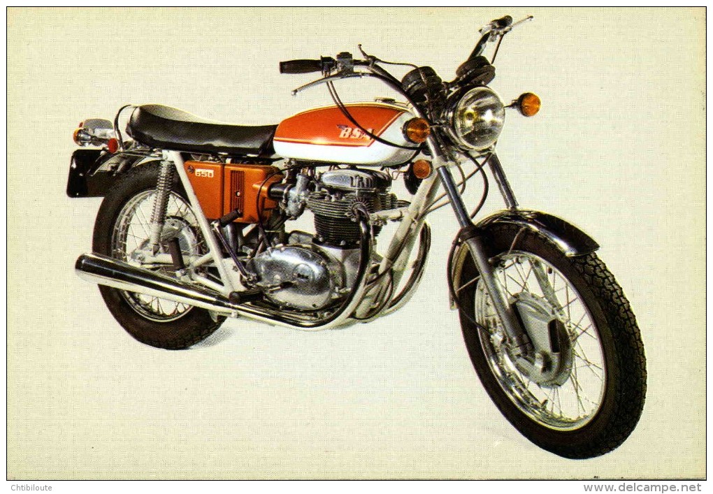 CARTE POSTALE  MOTO   " BSA  650 CM3    "  ED MD  N° 1    CPSM  10X15 TTBE - Motociclismo