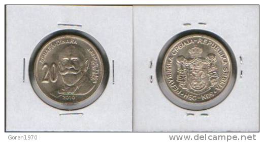 SERBIA 20 DINAR 2010 UNC &#272;OR&#272;E VAJFERT - Serbien