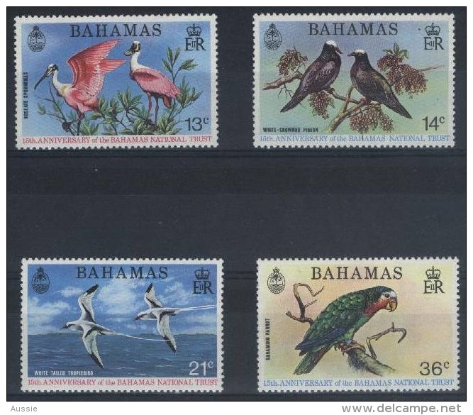 Bahamas Bahama's 1974 Yvertn° 350-53 *** MNH Cote 11 Euro Faune Oiseaux Vogels Birds - Bahamas (1973-...)