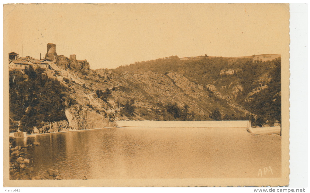 PAMPELONNE - Le Barrage Du Viaur Et Ruines De Thuriès (1951) - Pampelonne