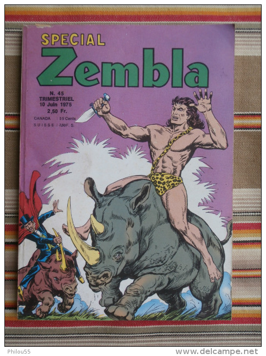 Special ZEMBLA Trimestriel  N° 45 1975 - Zembla