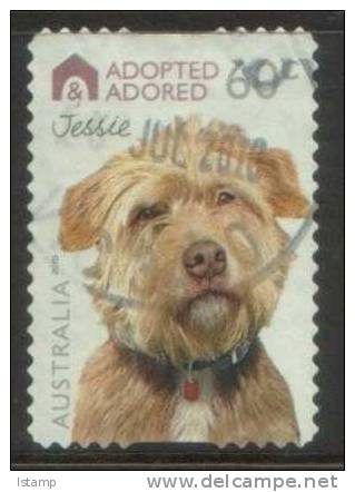 2010 - Australian Adopted Adored Dogs 60c JESSIE Stamp FU Self Adhesive - Usados