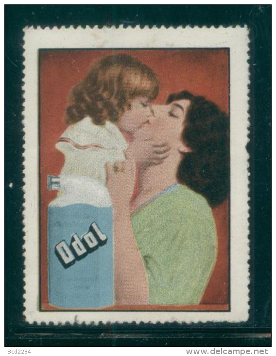 ODOL ADVERTISING POSTER STAMP SE TENANT HM CINDERELLA ERINOPHILATELI REKLAMENMARKE - Erinnophilie