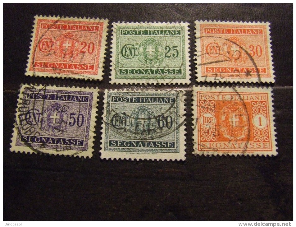 ITALIA 1934 STEMMA USATO - Taxe