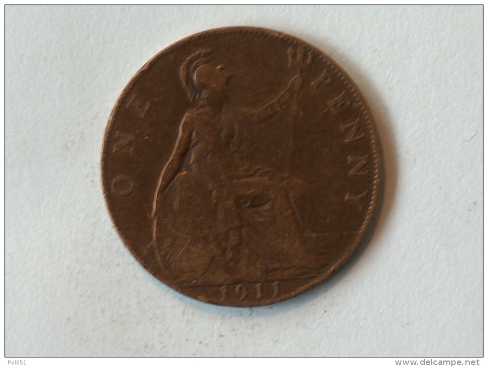 Grande-Bretagne 1 Penny 1911 - D. 1 Penny