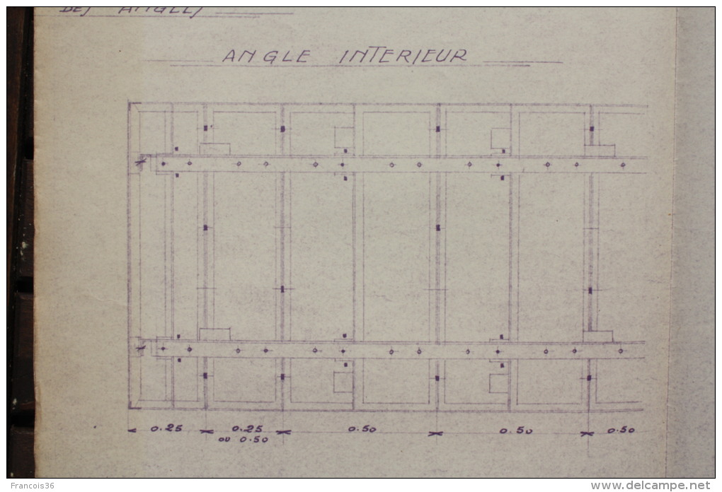 Plan Notice De Montage : Coffrage Type Standart - Société COFRAL - 1956 - Voir Les Scans - Autres Plans