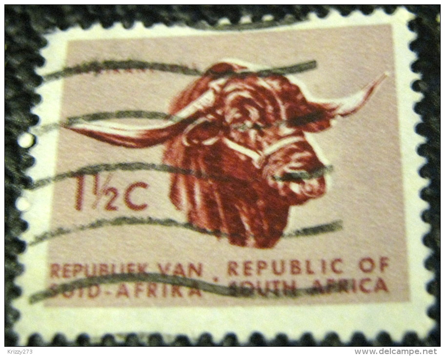 South Africa 1961 Afrikaner Bull 1.5c - Used - Oblitérés