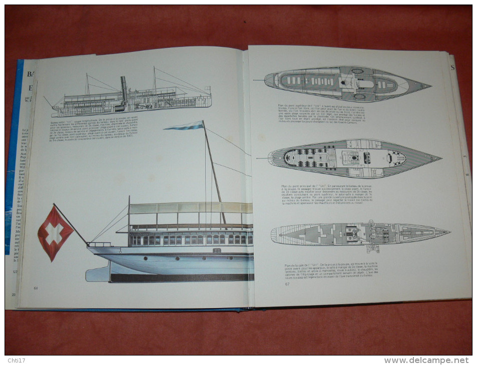 BATEAUX A ROUES  EUROPE  AMERIQUE DEPUIS 1736 STEAMER / LAUSANNE MISSISIPI  VAPEURS A ROUES SUISSE / EUROPE / ETATS UNIS