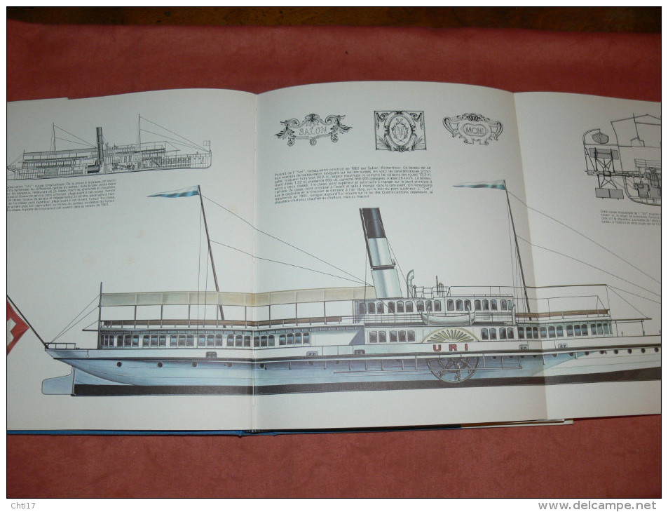 BATEAUX A ROUES  EUROPE  AMERIQUE DEPUIS 1736 STEAMER / LAUSANNE MISSISIPI  VAPEURS A ROUES SUISSE / EUROPE / ETATS UNIS