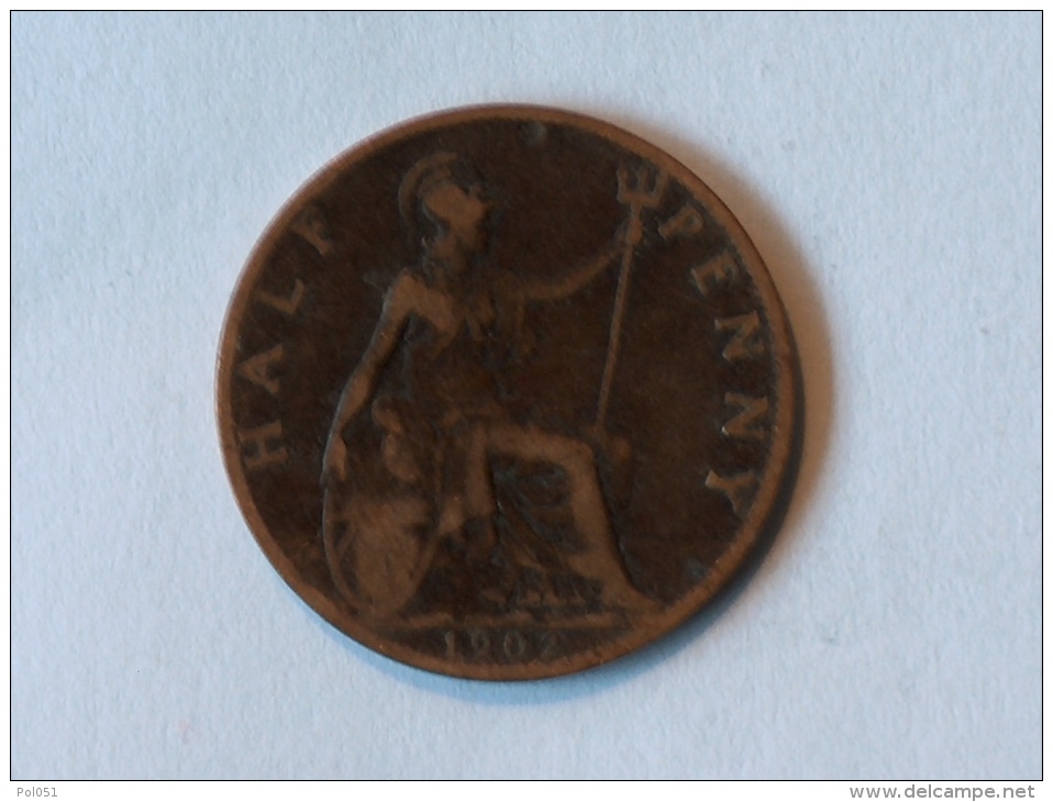 Grande-Bretagne 1/2 Half Penny 1902 - C. 1/2 Penny