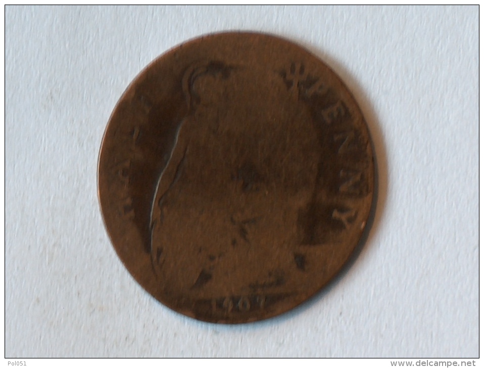 Grande-Bretagne 1/2 Half Penny 1907 - C. 1/2 Penny