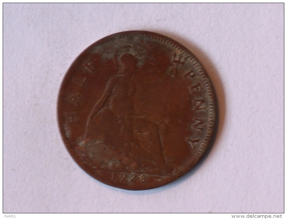 Grande-Bretagne 1/2 Half Penny 1928 - C. 1/2 Penny