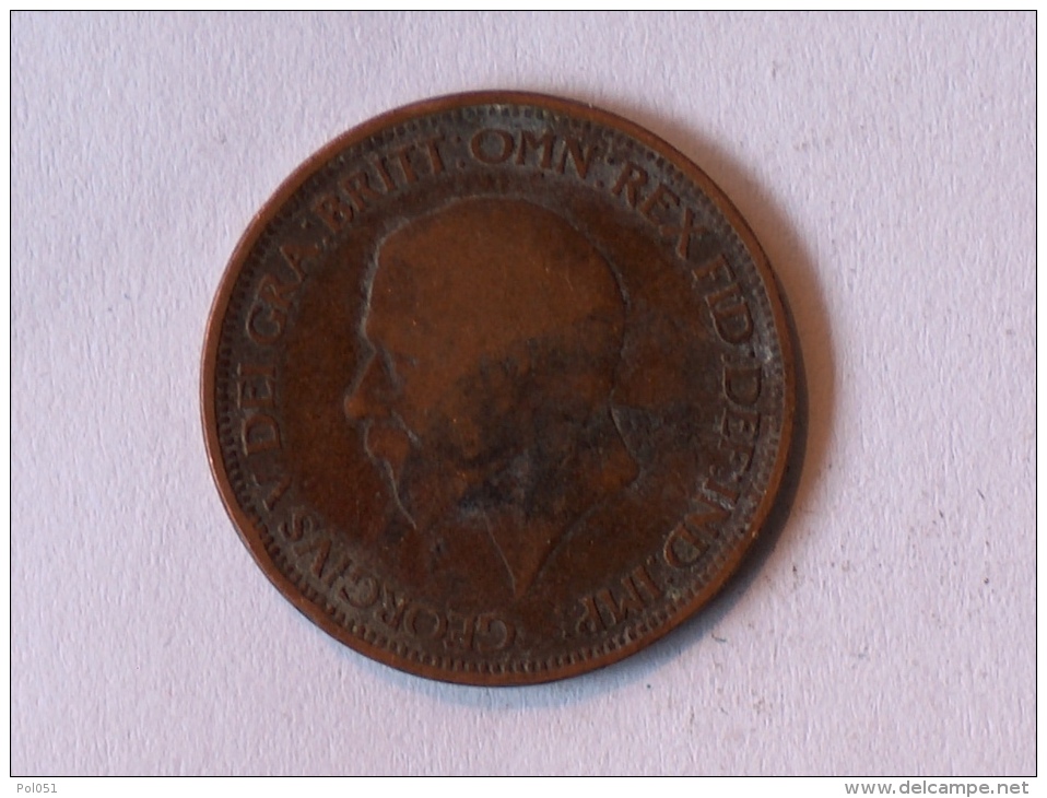 Grande-Bretagne 1/2 Half Penny 1929 - C. 1/2 Penny