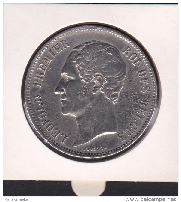 BELGIë LEOPOLD ééN / 5 FRANK ZILVER 1853 / MORIN 43 / BELGIQUE LEOPOLD PREMIER / 5 FRANCS 1853 ARGENT - 5 Frank