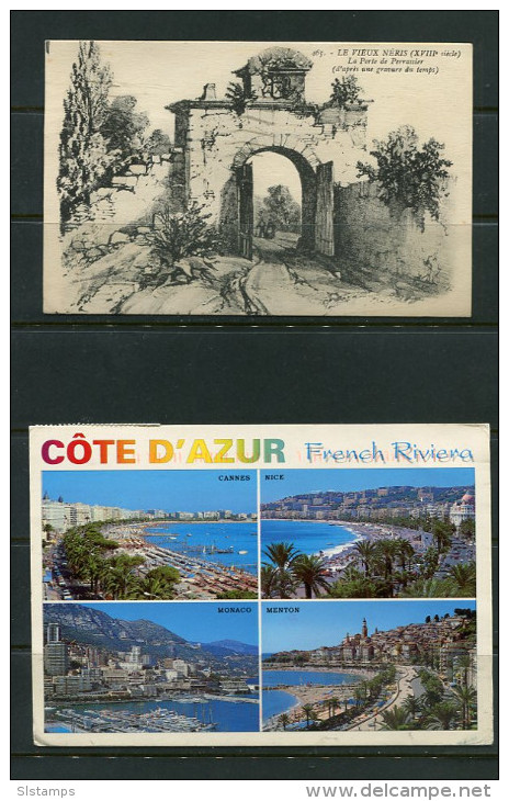 France 1939, 1967,1996   (3) Postal Cards To USA - Documents Of Postal Services