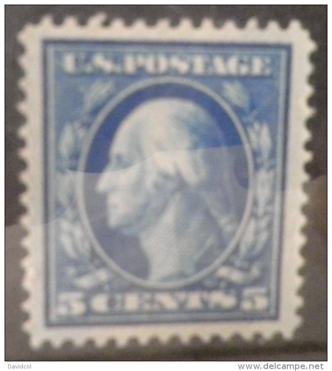 N041- 1908-09 .-. USA.-.SCOTT #: 335 .-. MNG, WASHINGTON .-. CV US $ 50.00 / &euro; 37.80 - Unused Stamps