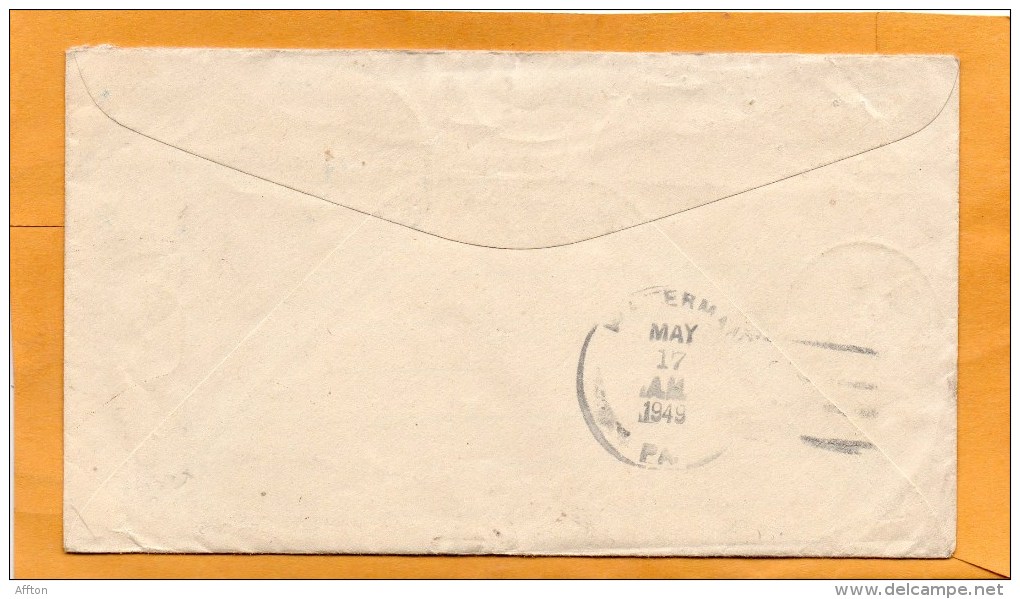 Kota Tinngi Yohore Malaya 1949 Cover Mailed To USA - Malaya (British Military Administration)