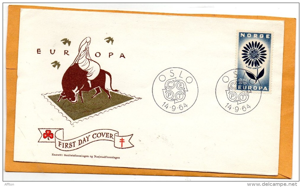 Norway 1964 FDC - FDC