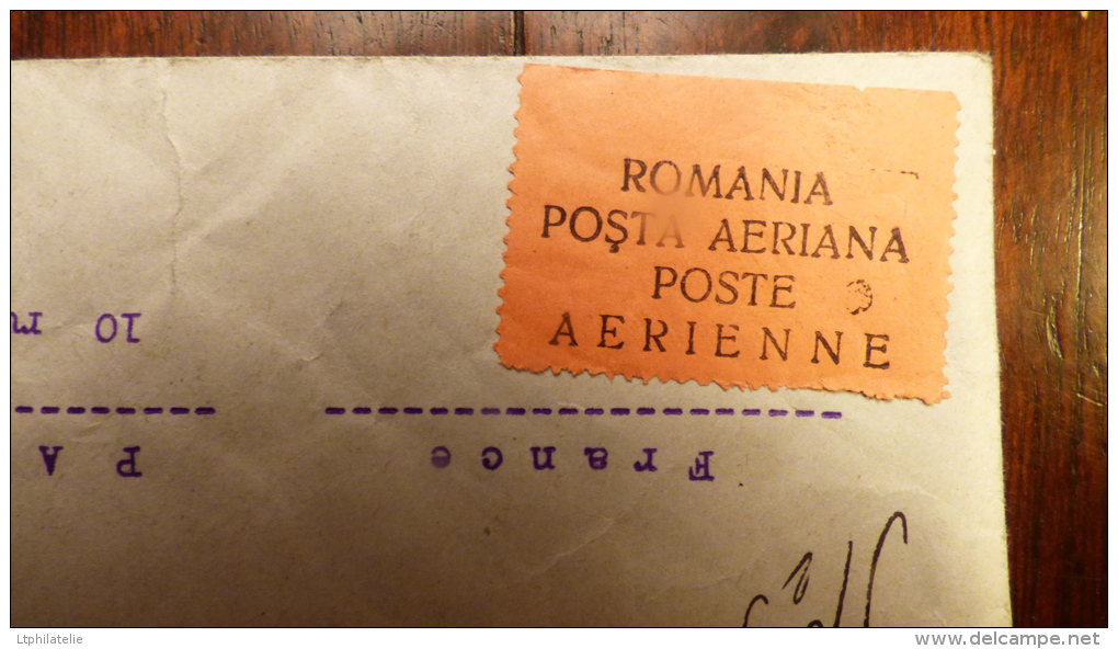 LETTRE    SC (x Scans)   ROUMANIE  ROMANA     HIRSCH INGENIEUR   BUCAREST PAR AVION   1928   + 2 TIMBRES PA AU DOS - Marcophilie