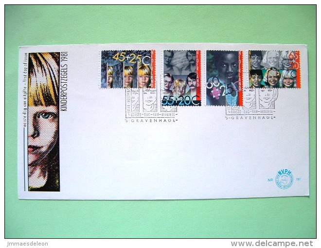 Netherlands 1981 FDC Cover - Int. Year Of Disabled - Child Welfare Surtax - Scott B573-B576 = 3.50 $ - Lettres & Documents
